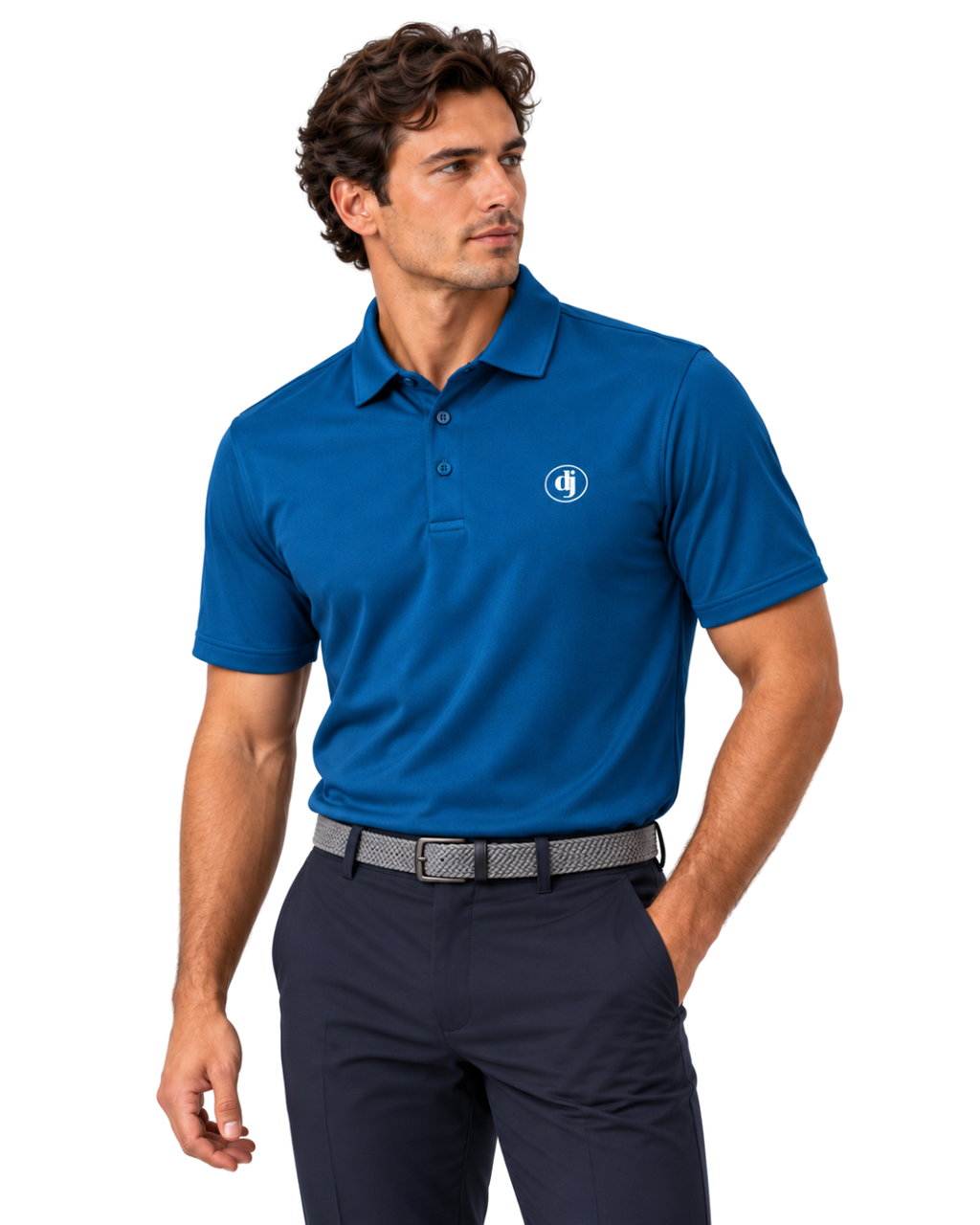 The Portrush Blue Polo