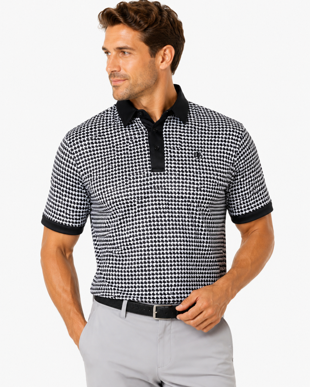 The Portmarnock Black Polo