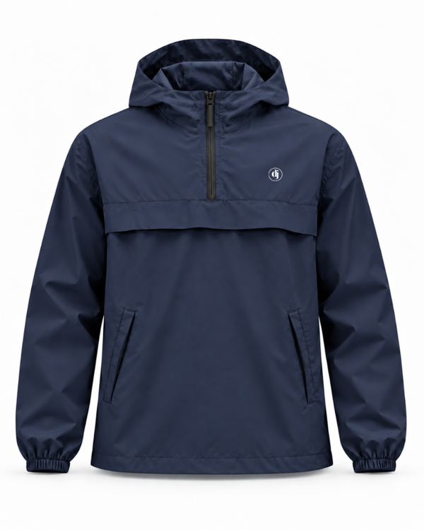 The Berwick Navy 1/4 Zip Waterproof Pullover
