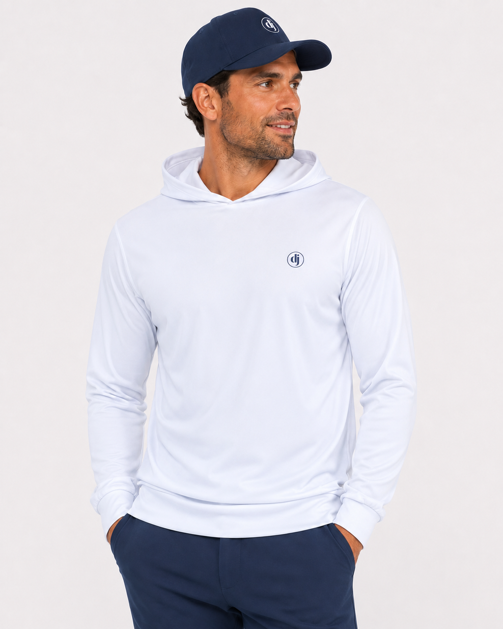 The Prestwick White Light Hoody
