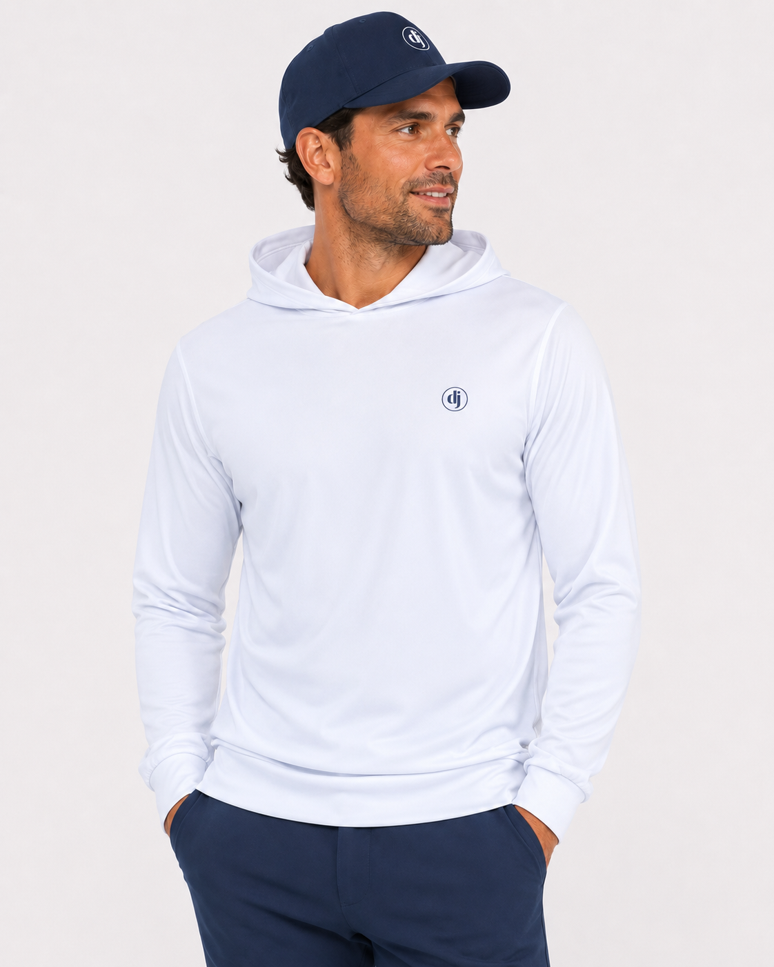 The Prestwick White Light Hoody